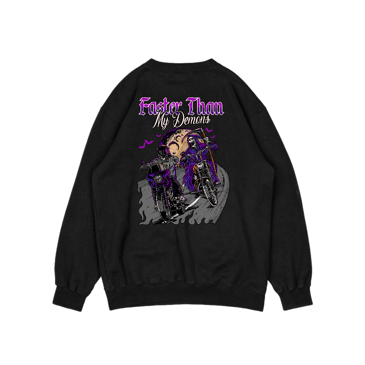 Faster Than My Demons Crewneck