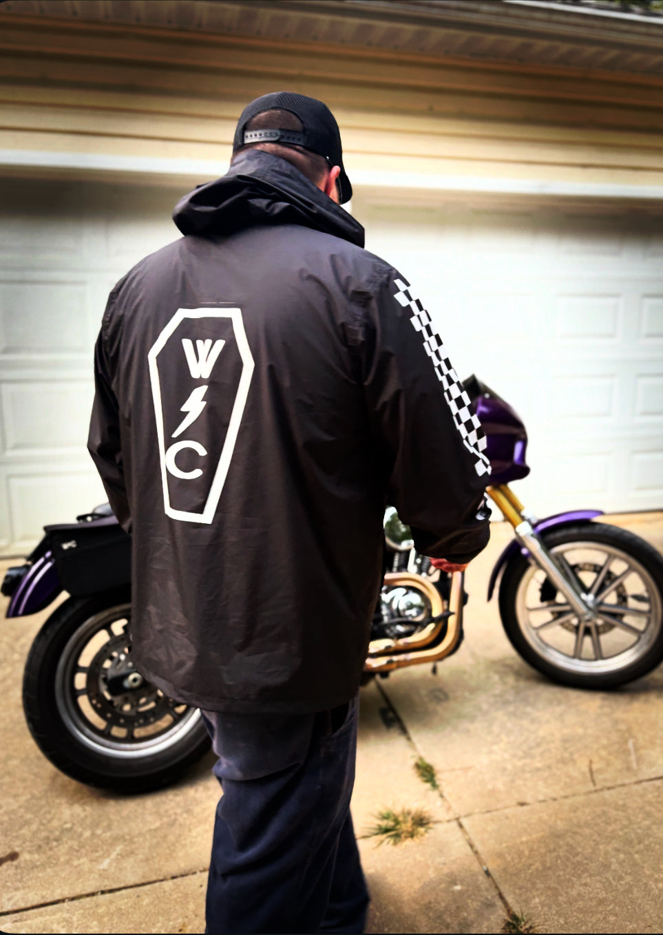 Checkerboard Windbreaker