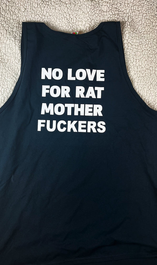 No love for rats tank top