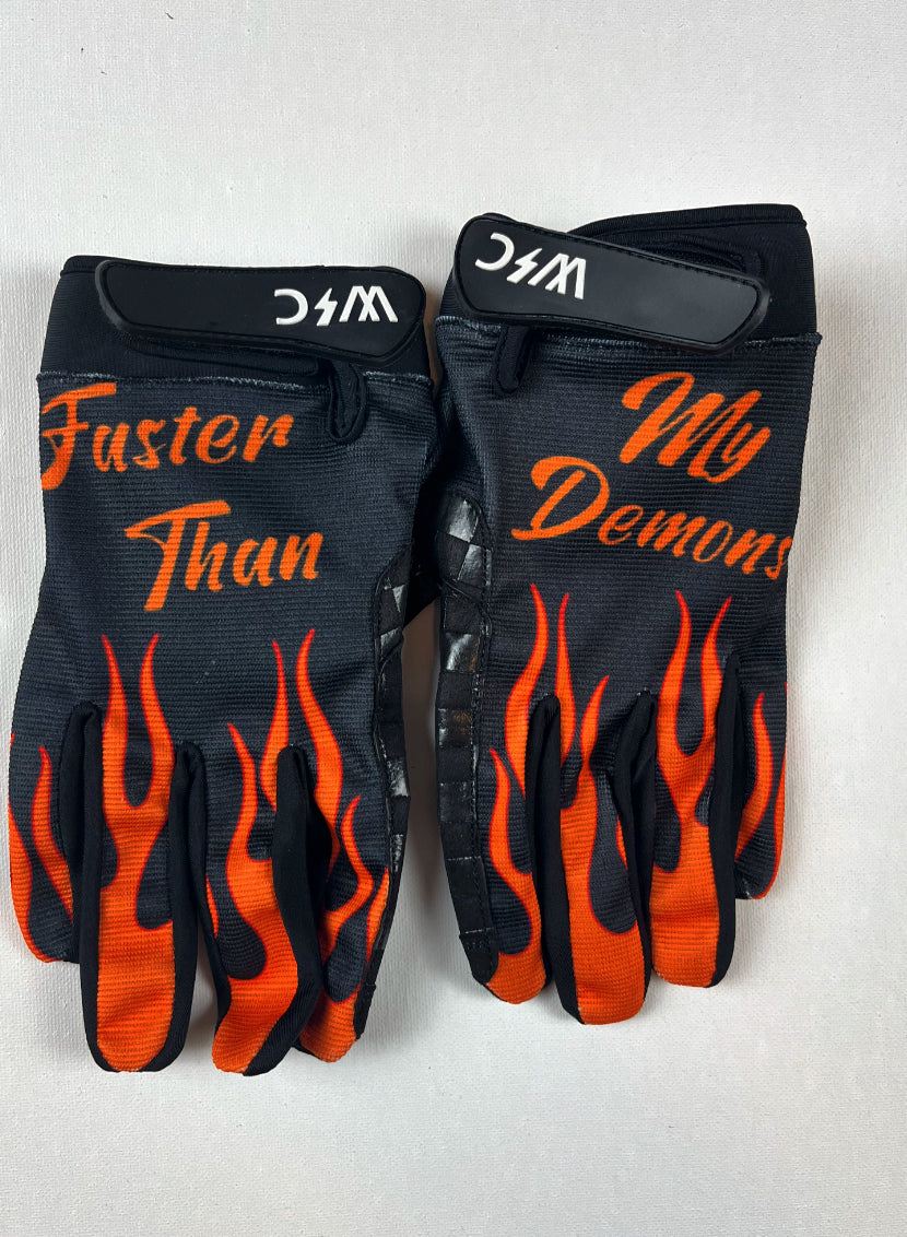 Faster Than My Demons Gloves