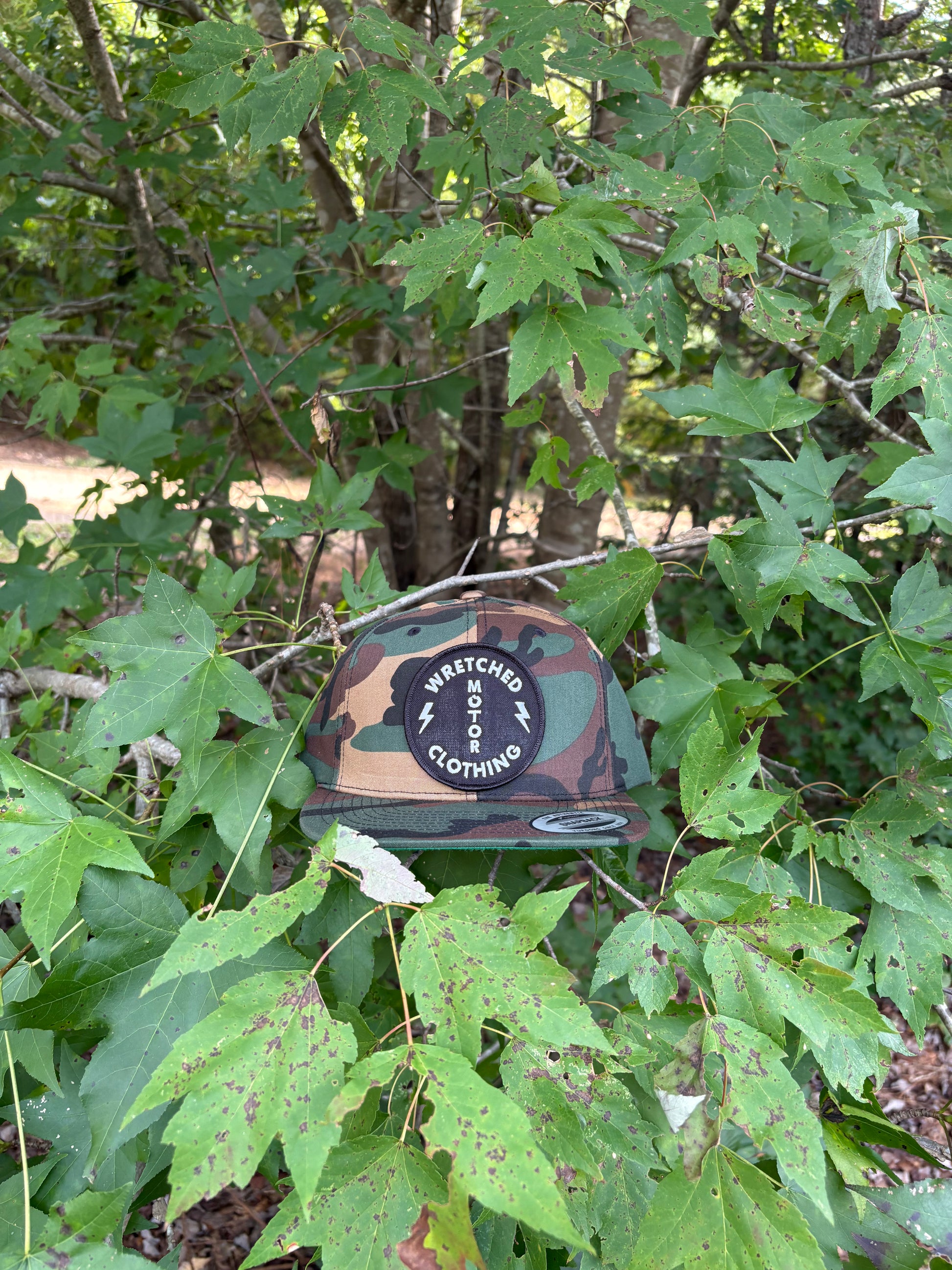 Wretched logo Camo snapback