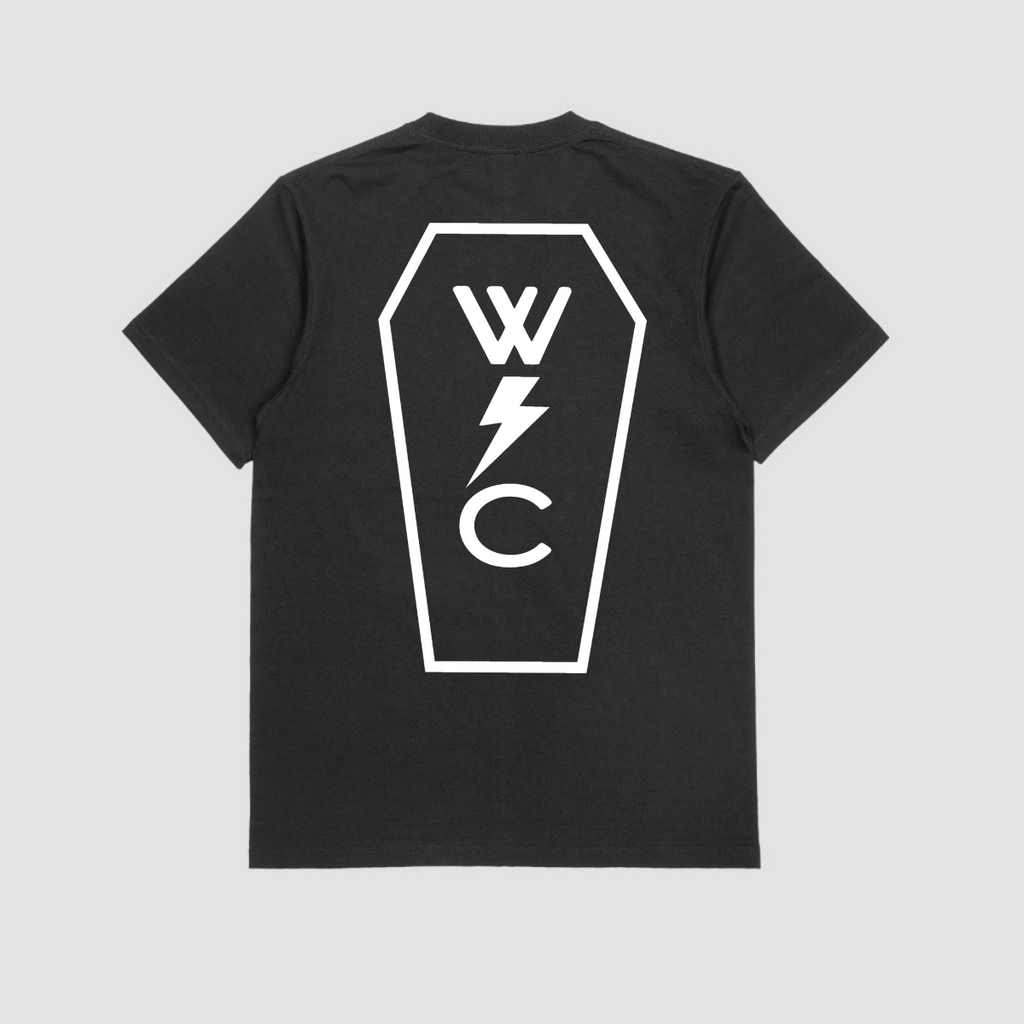 Coffin Tee white/black