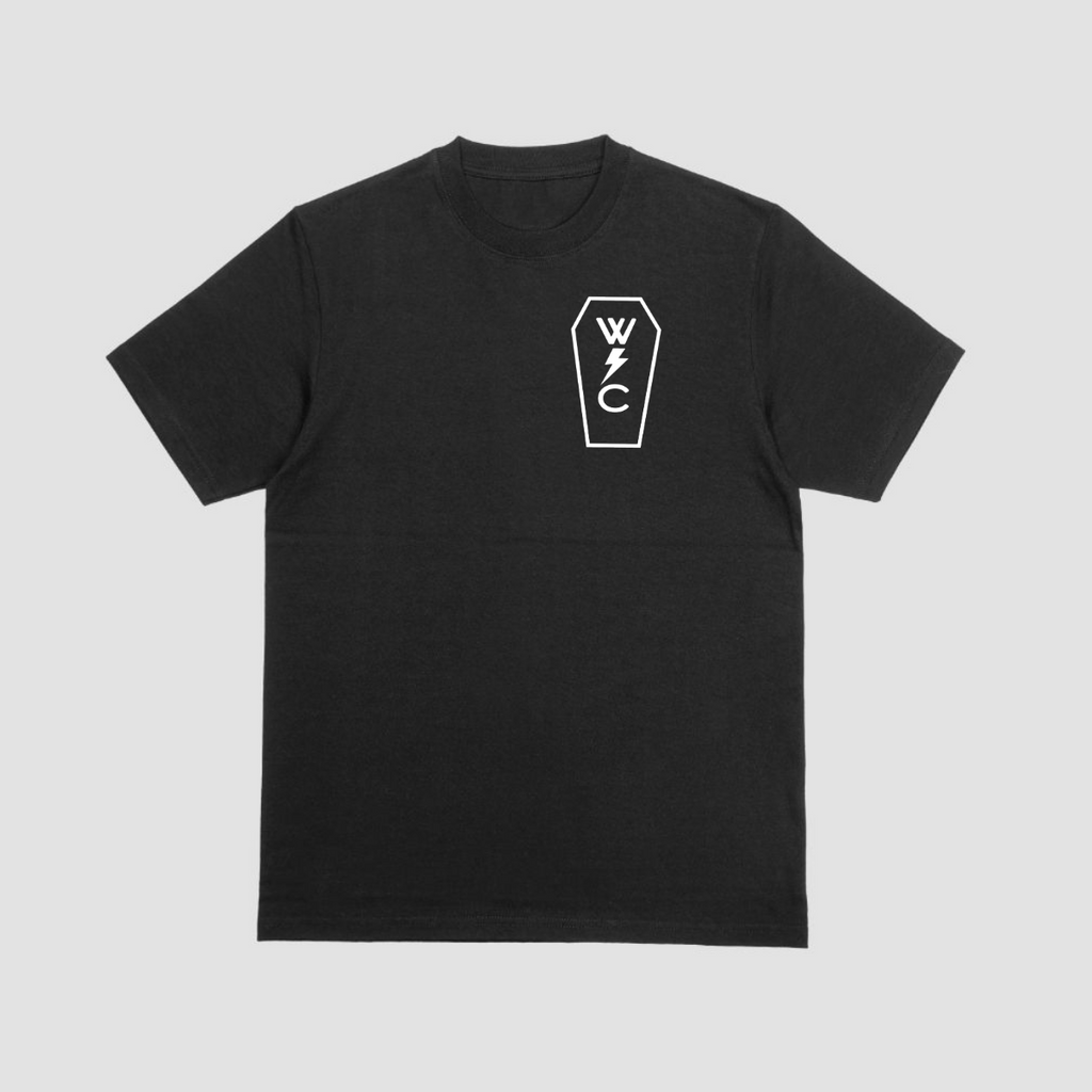 Coffin Tee white/black