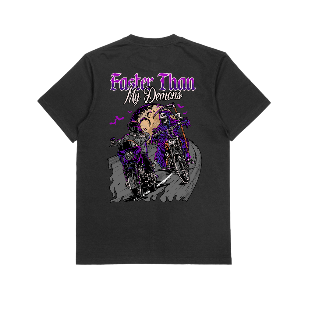 Faster Than My Demons Tee