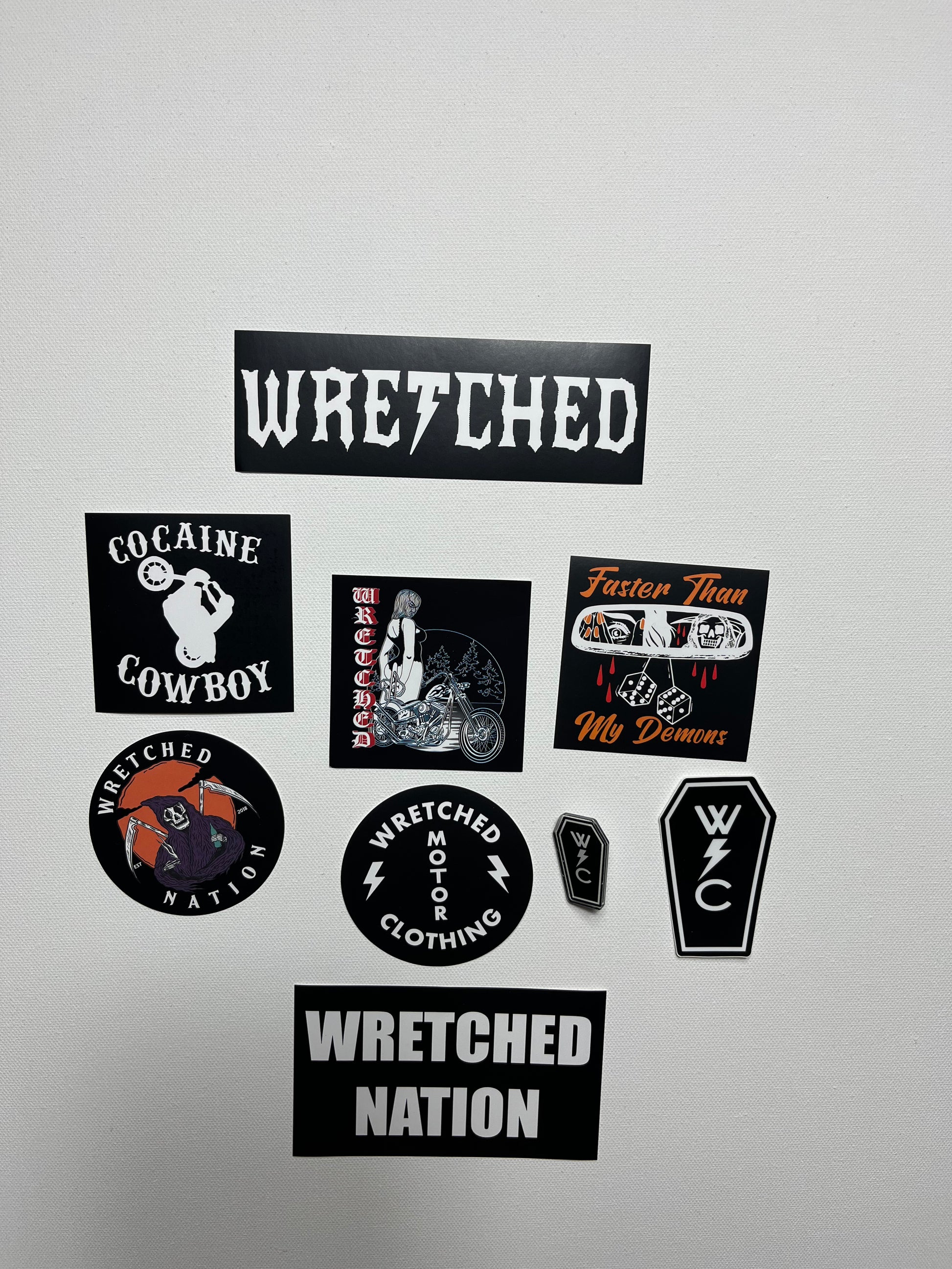 Sticker pack – Wretched Clothing