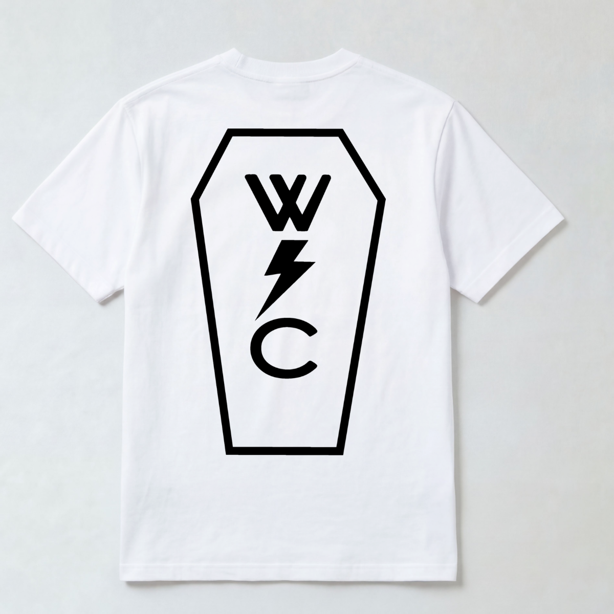 Coffin Tee white/black