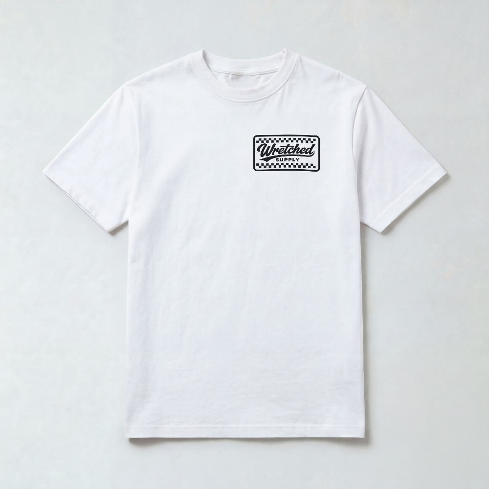 Wretcehd Supply Tee White/black