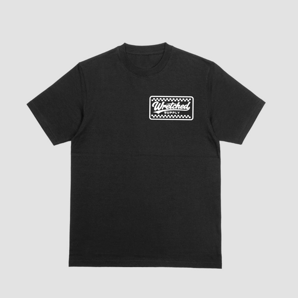 Wretcehd Supply Tee White/black