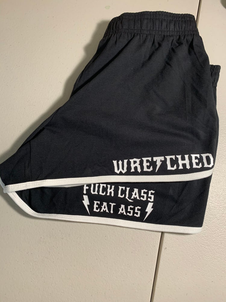 Black Fuck class eat ass shorts